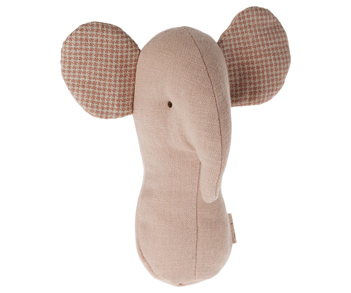 Lullaby Friends Elephant Rattle Rose