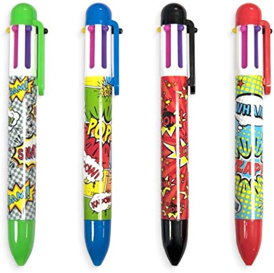 Ooly Click Pens: Comic Attack