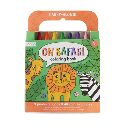 Carry Along Colouring Set: On Safari