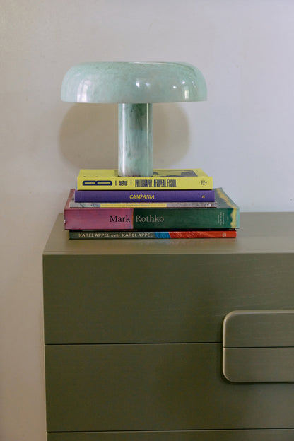 Small Mushroom Lamp:  Mint