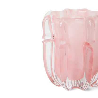 Coralla Candle Holder: Soft Pink