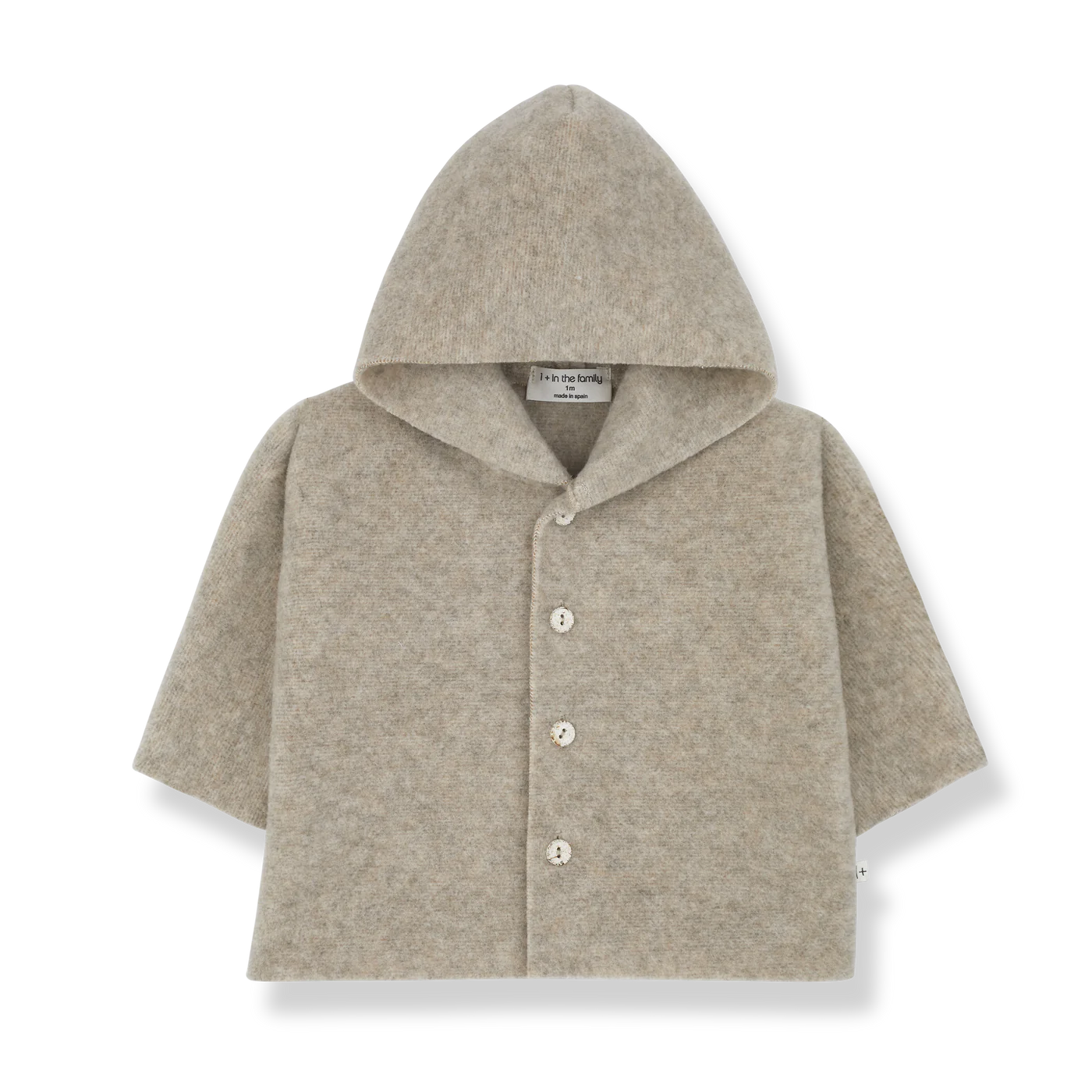 1+ In The Family Ayala Polar Fleece Jacket Beige