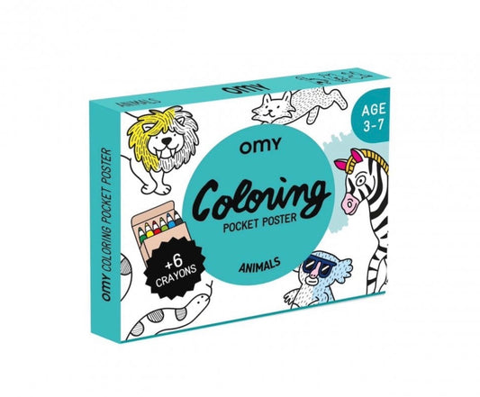 Animal Pocket Colouring