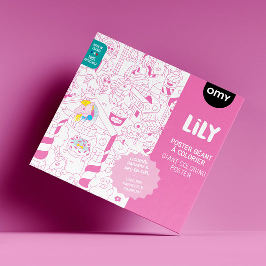 Giant Colouring Poster: Lily