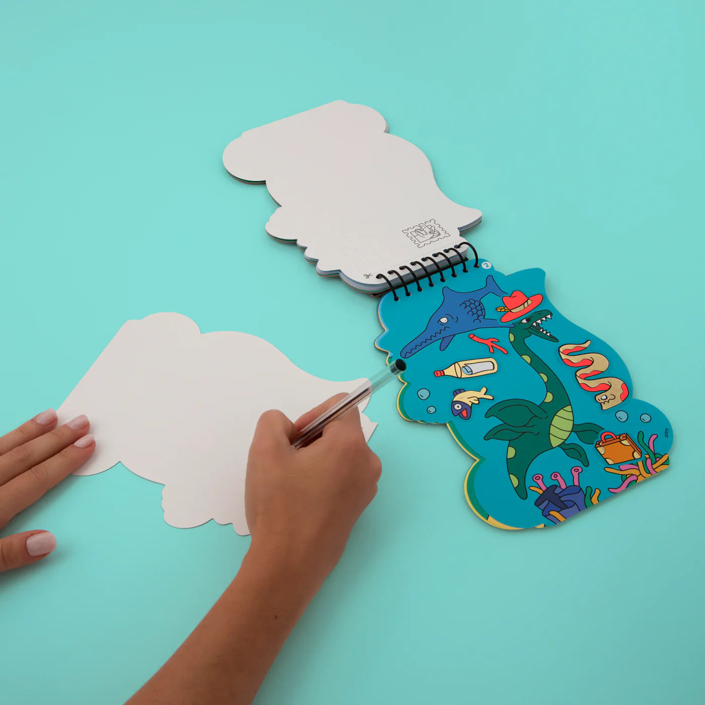 Sticker Activity Notebook: Dino
