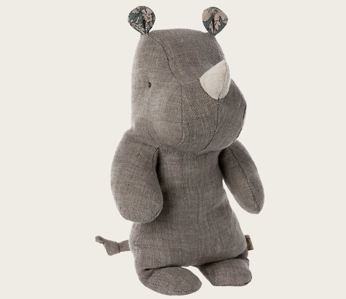 Safari Friends Small Rhino  -  Grey