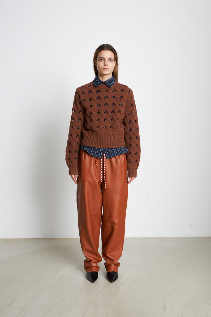 Stella Nova Knitted Sweater - Brown