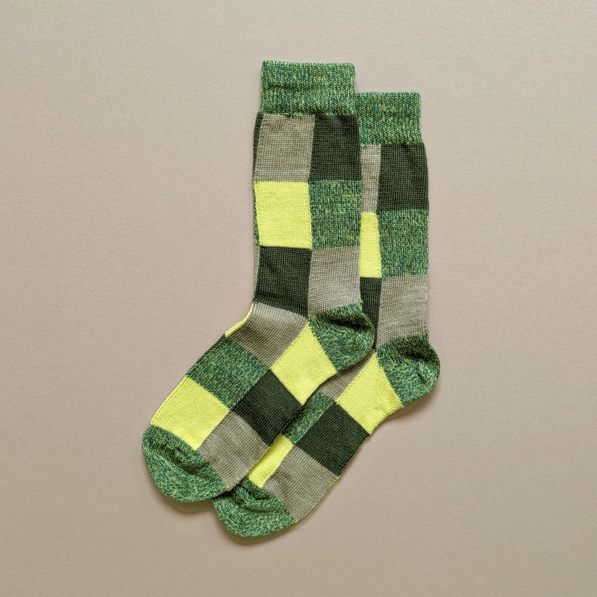 Fine Merino Wool Socks | Citrus Green