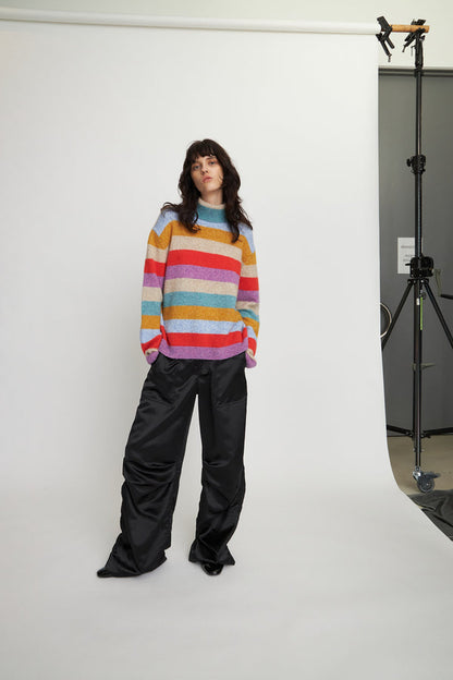 Multicolour Stripe Knit-Multicolour