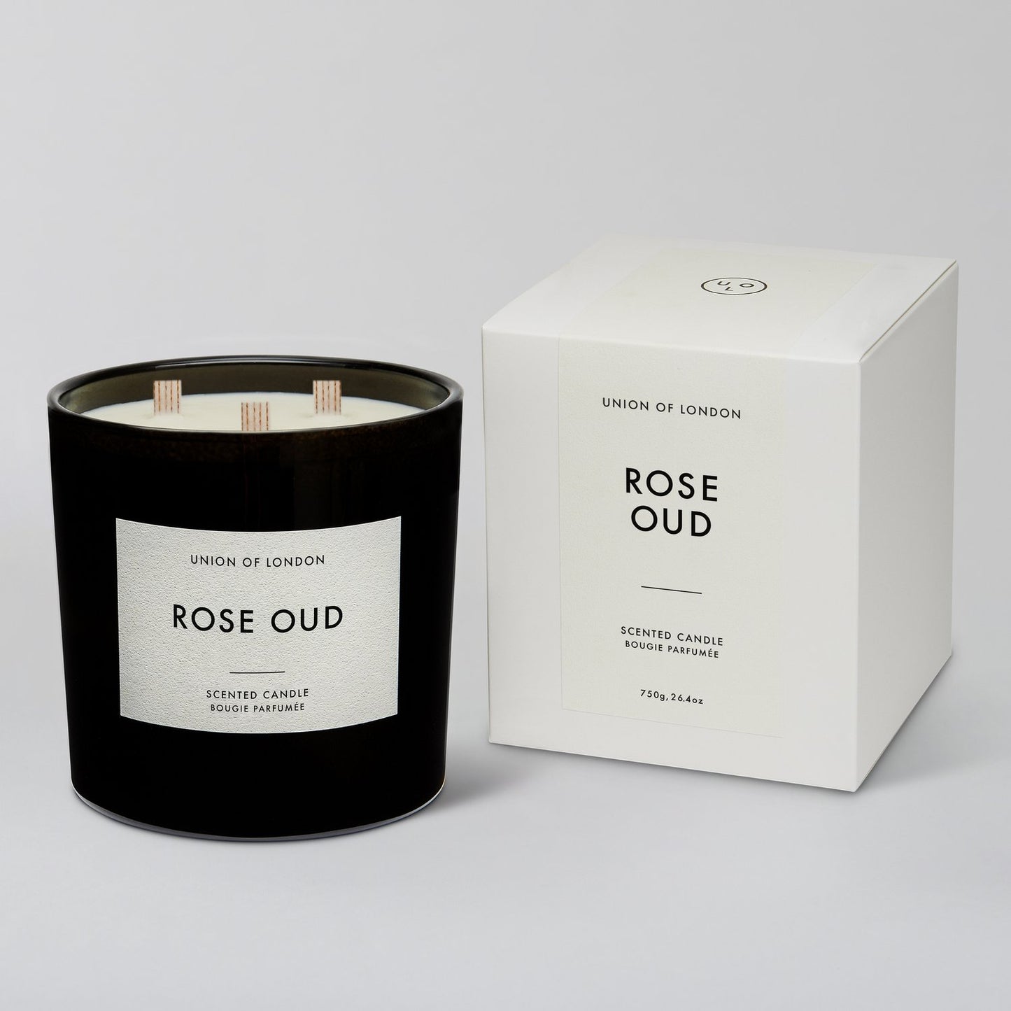 UOL Rose Oud Candle - Triple Wick 730g