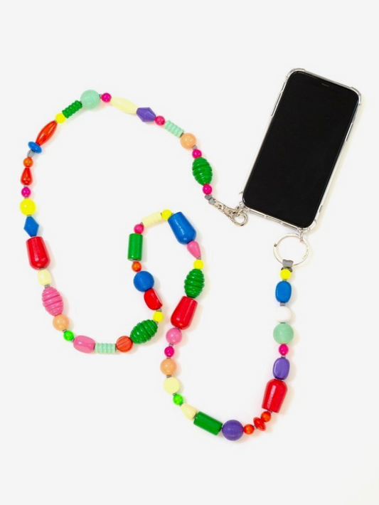 Perlen Bunter Mix Phone Necklace