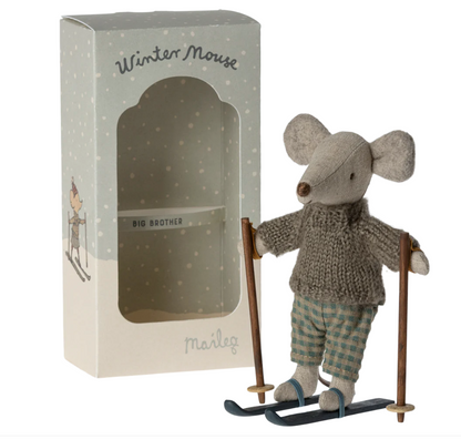 Big Brother Winter Mouse With Ski Set