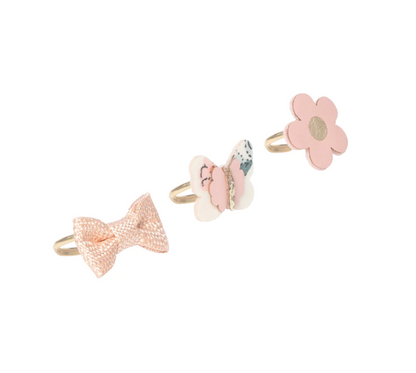 Flora Butterfly Ring Set