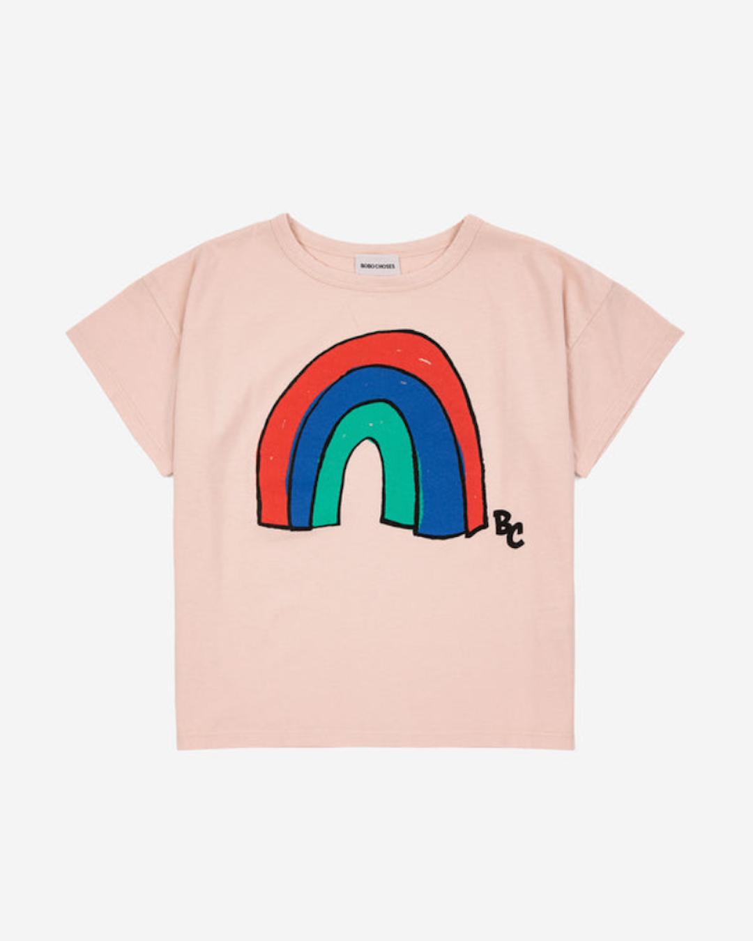 Rainbow T-Shirt - Light Pink