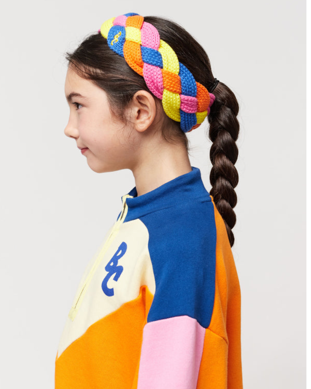 Braided Knitted Headband - Multicolour