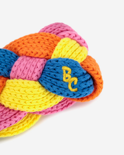 Braided Knitted Headband - Multicolour