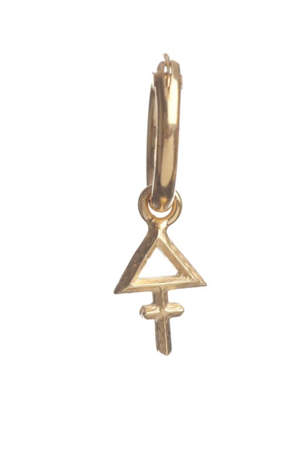 Tria Prima Mini Hoop Earrings Gold Vermeil - Sulphur