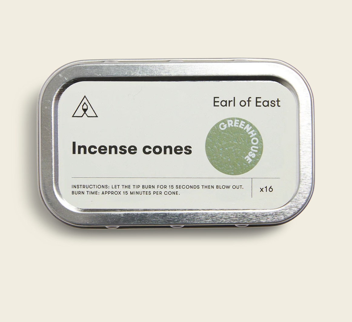 Earl Of East Greenhouse Incense Cones