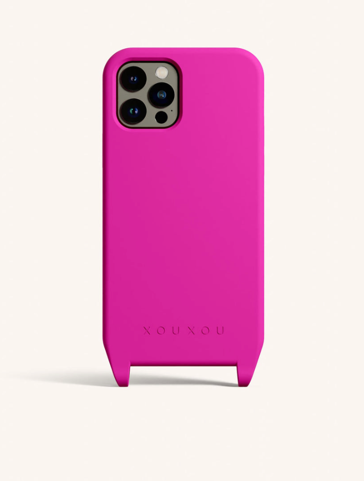 I Phone 12/12 Pro Eyeletcase - Power Pink