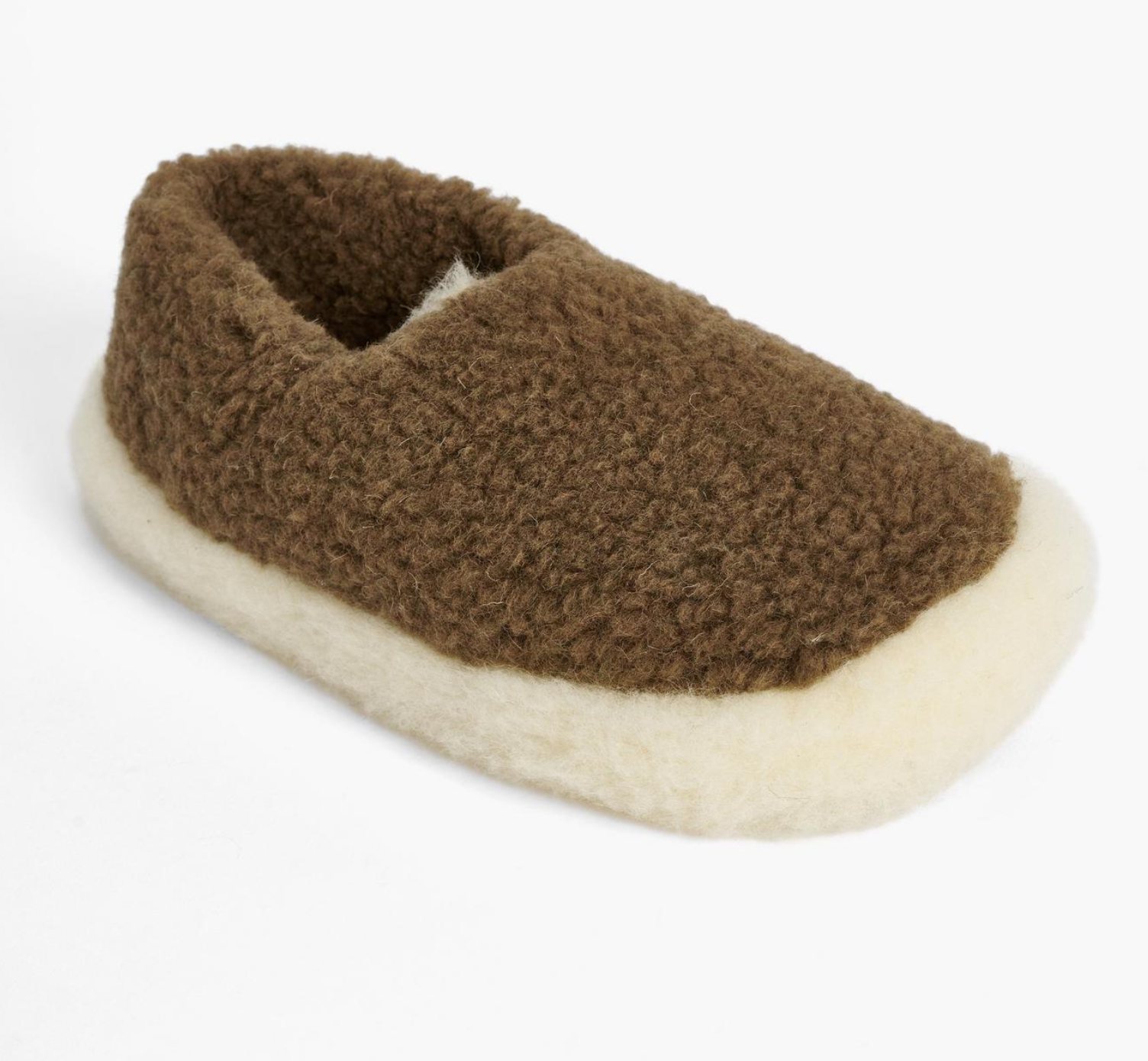 Wool Slippers Siberian - Brown – W O R D