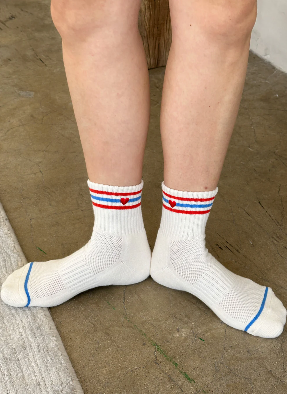Girlfriend Socks - Embroidered  Leche