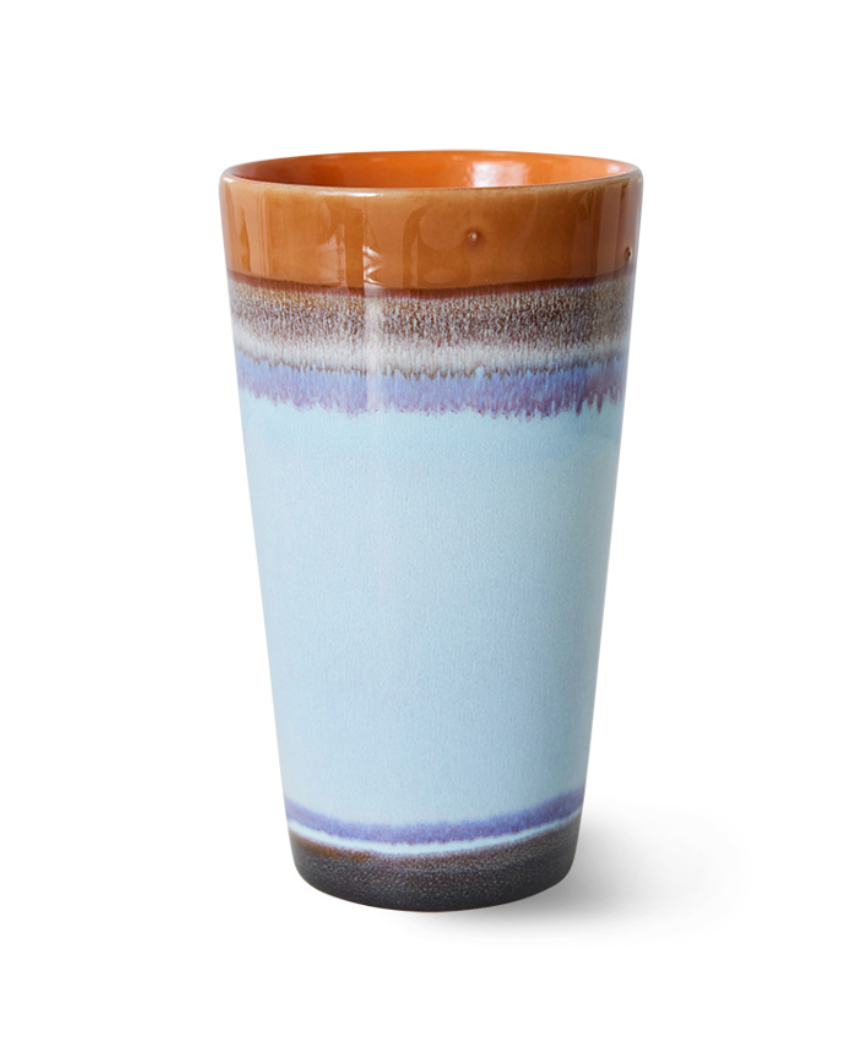 70’s Latte Mug Single - Ash