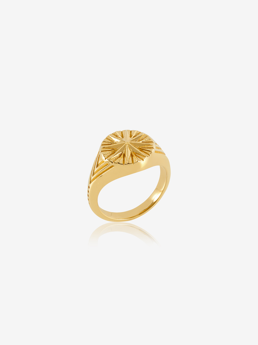 North Star Pinky Signet Ring