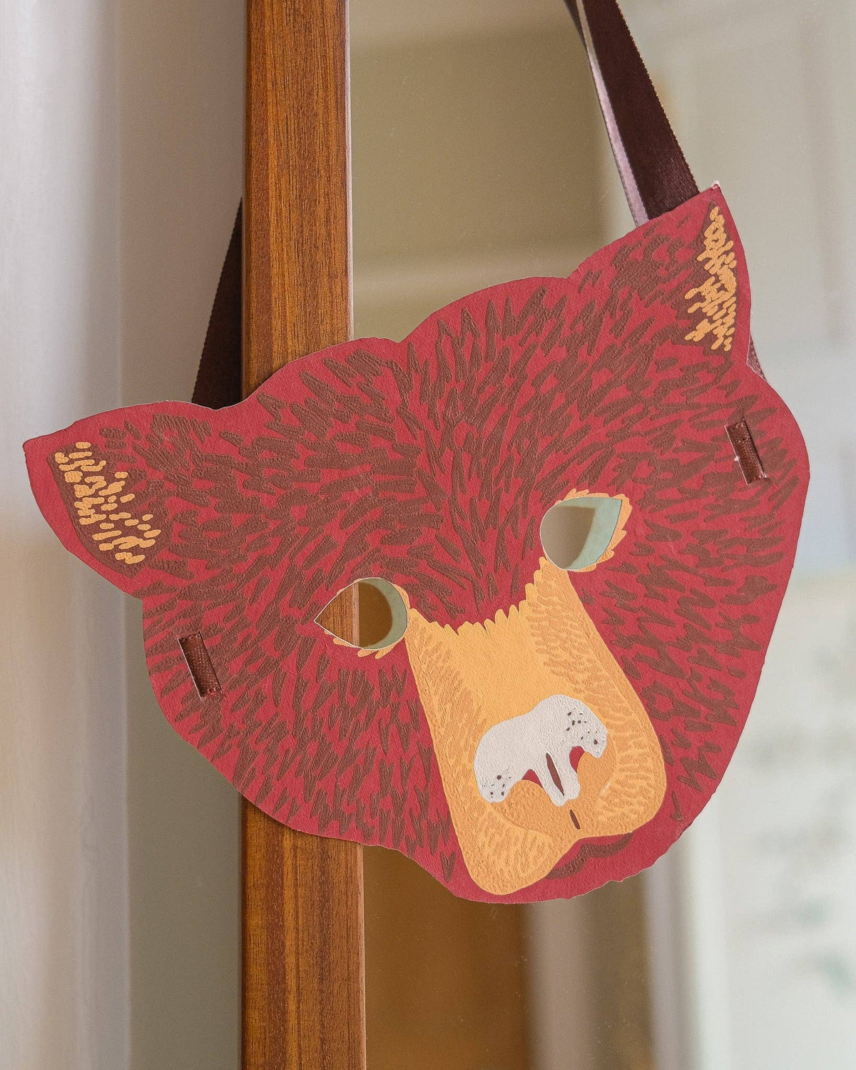 UK/EU: Bear Mask Greeting Card