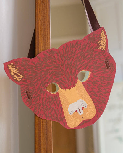 UK/EU: Bear Mask Greeting Card