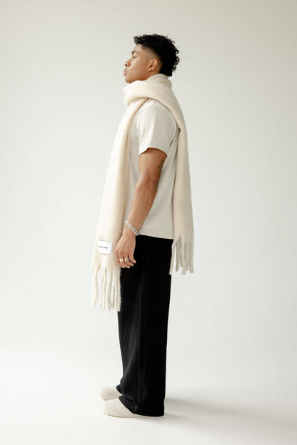 The Reykjavik Scarf - 100% Recycled - Pebble Beige