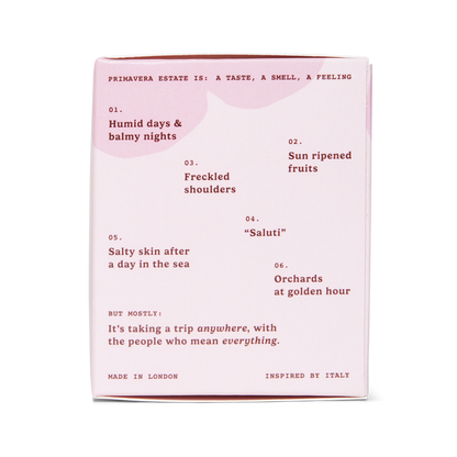 Primavera Estate Candle 250ml - Ciliegia (That's Cherry): 12 x 250ml