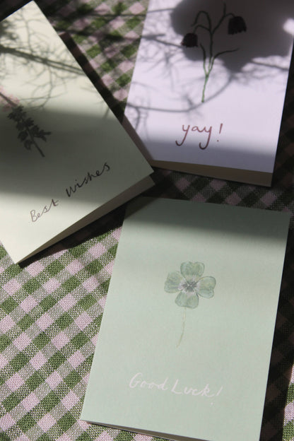 Good Luck mini card