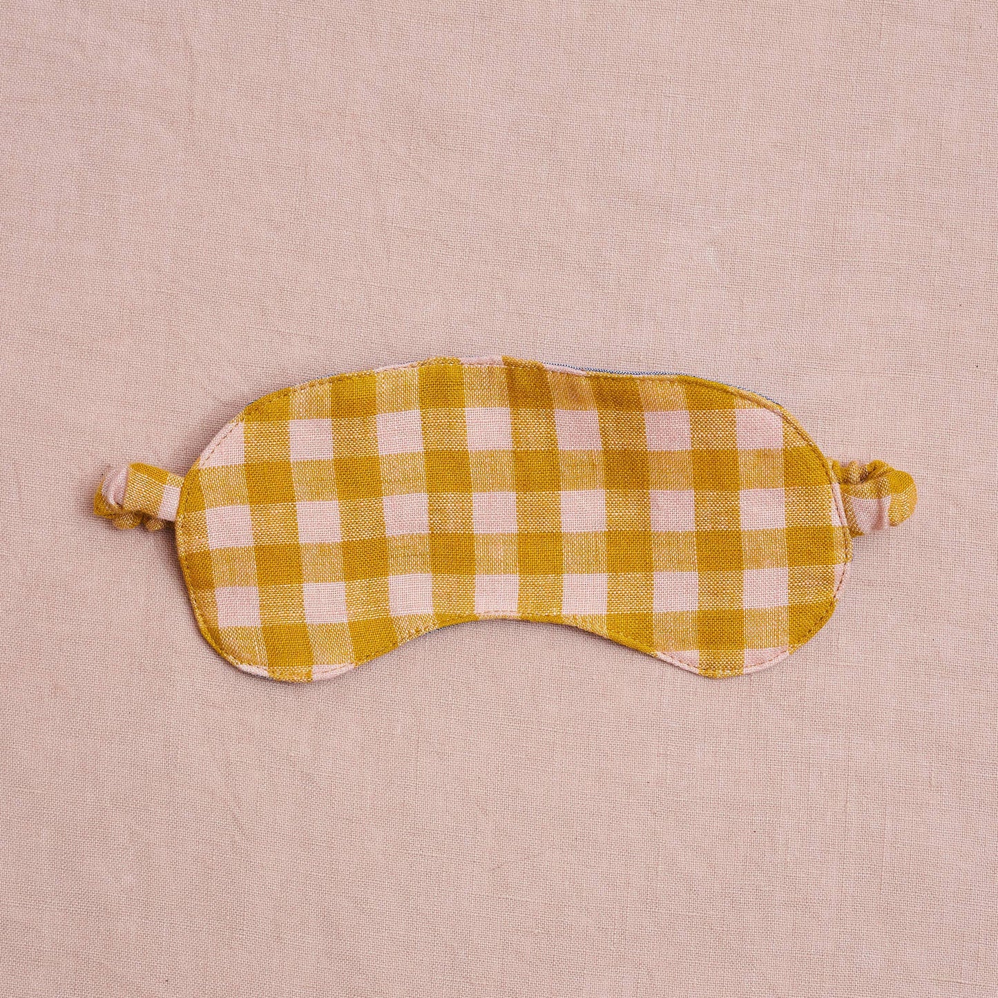 Linen Eye Mask | 3 prints available: Wes Gingham