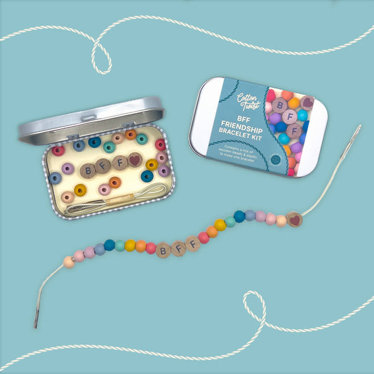 Beaded BFF Friendship Bracelet Kit: RAINBOW