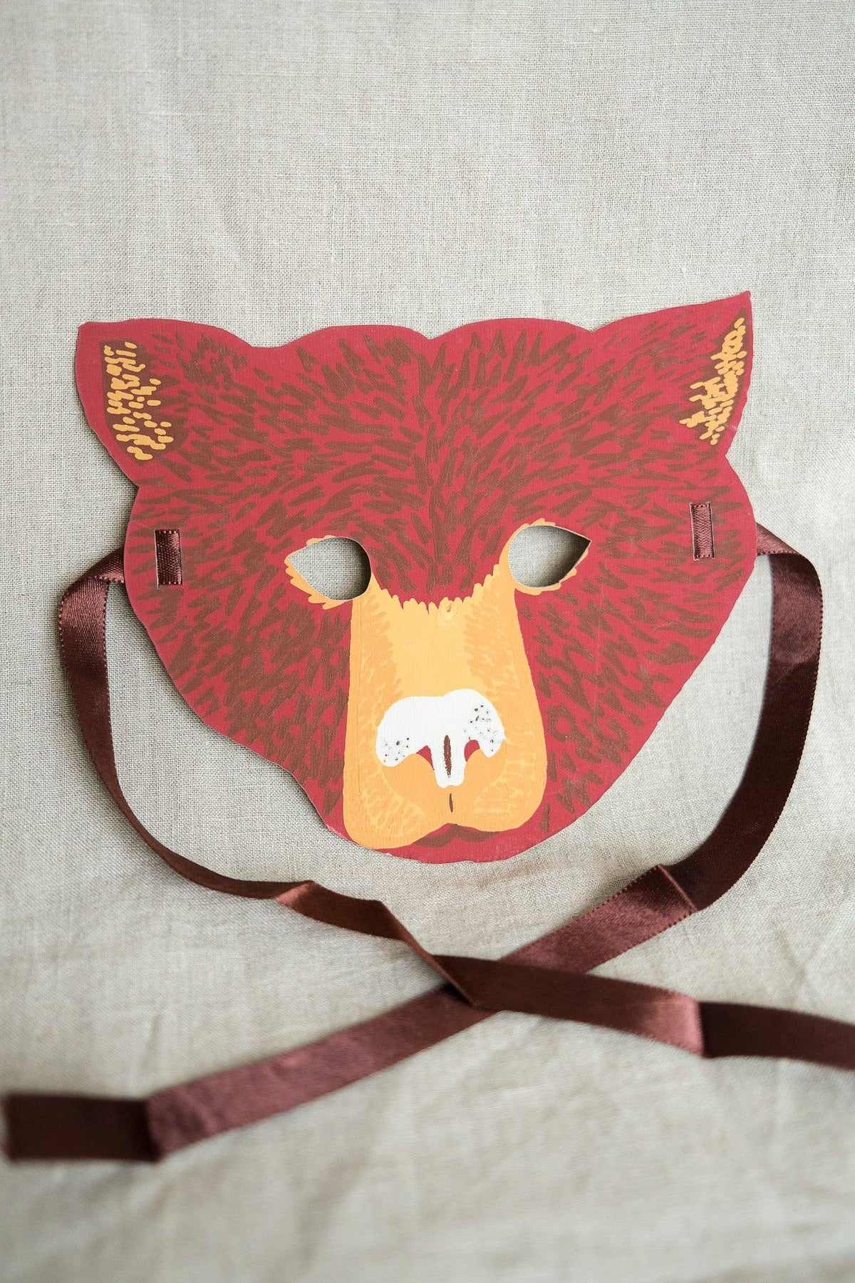 UK/EU: Bear Mask Greeting Card