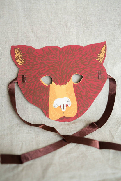 UK/EU: Bear Mask Greeting Card