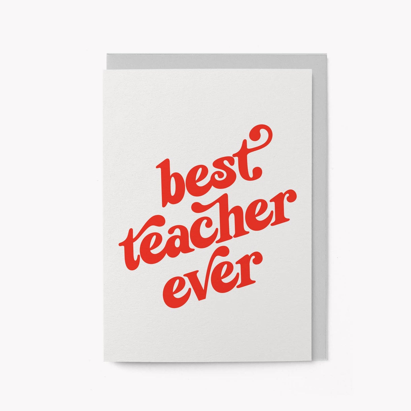 Best Teacher Ever - Greeting Card: Cello free