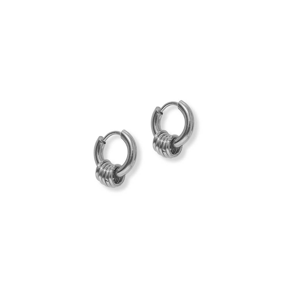 Sienna Hoops: Gold