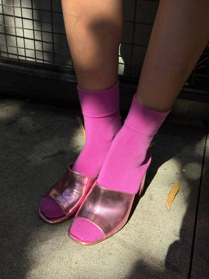 Sneaker Socks - Azalea