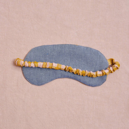 Linen Eye Mask | 3 prints available: Wes Gingham