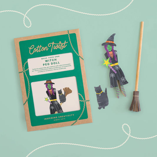 Make Your Own Witch Peg Doll