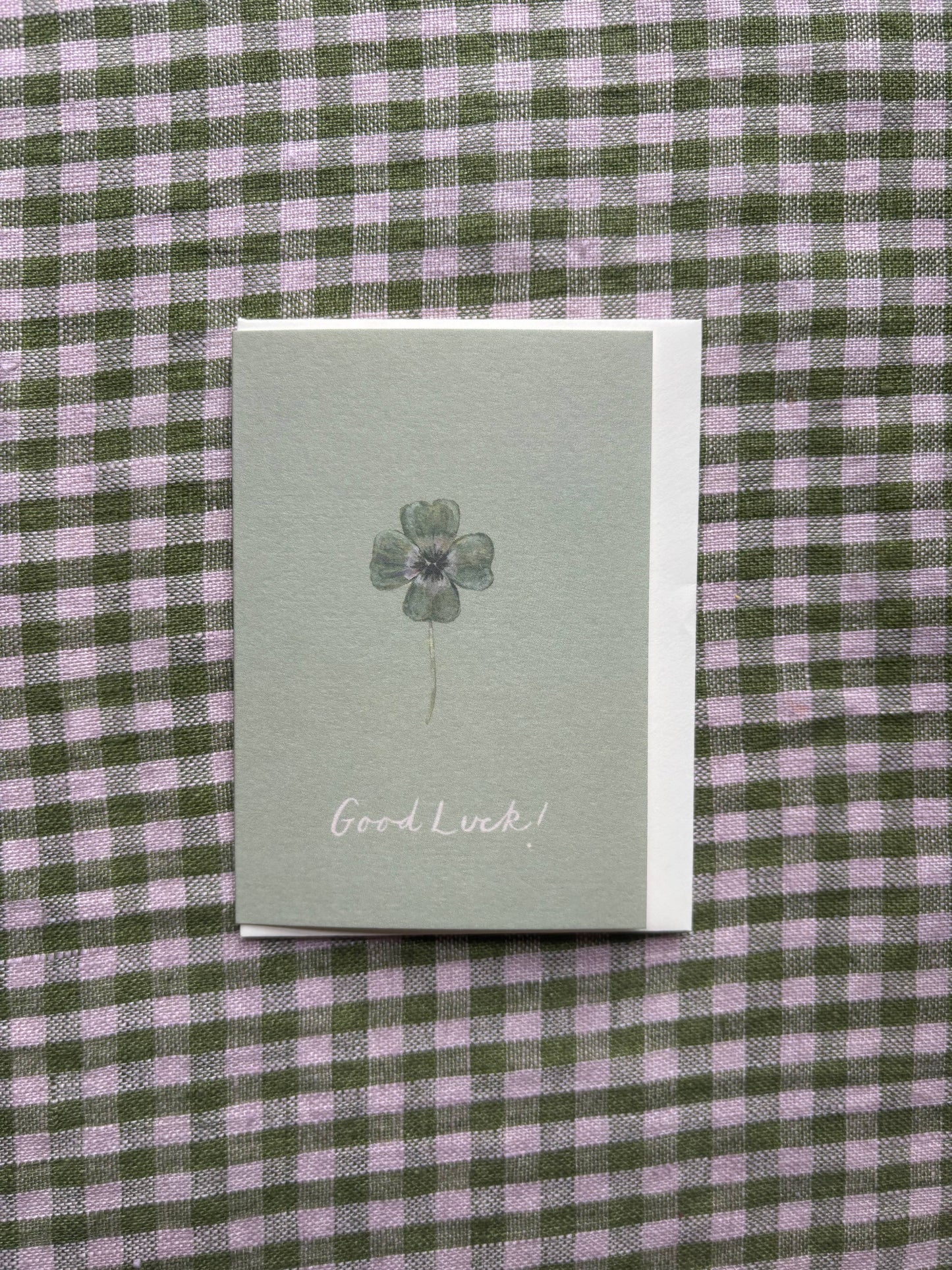 Good Luck mini card
