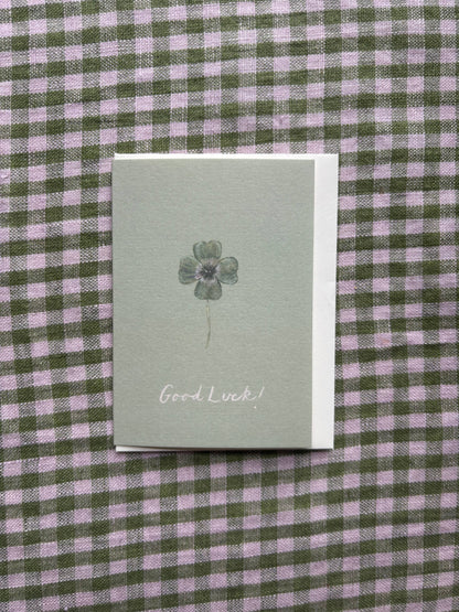Good Luck mini card