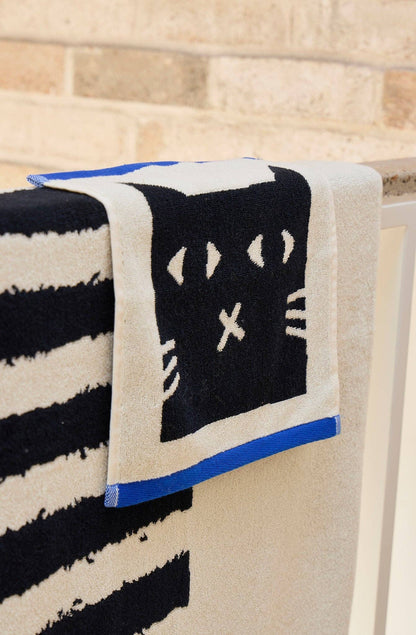 Lazy Cat Face Cloth