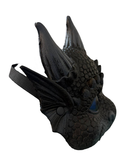 Black dragon mask