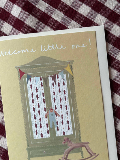 Welcome Baby Boy card