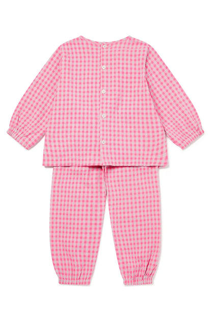 KIDS BALLOON SET | HOT PINK GINGHAM: 8-9 Years