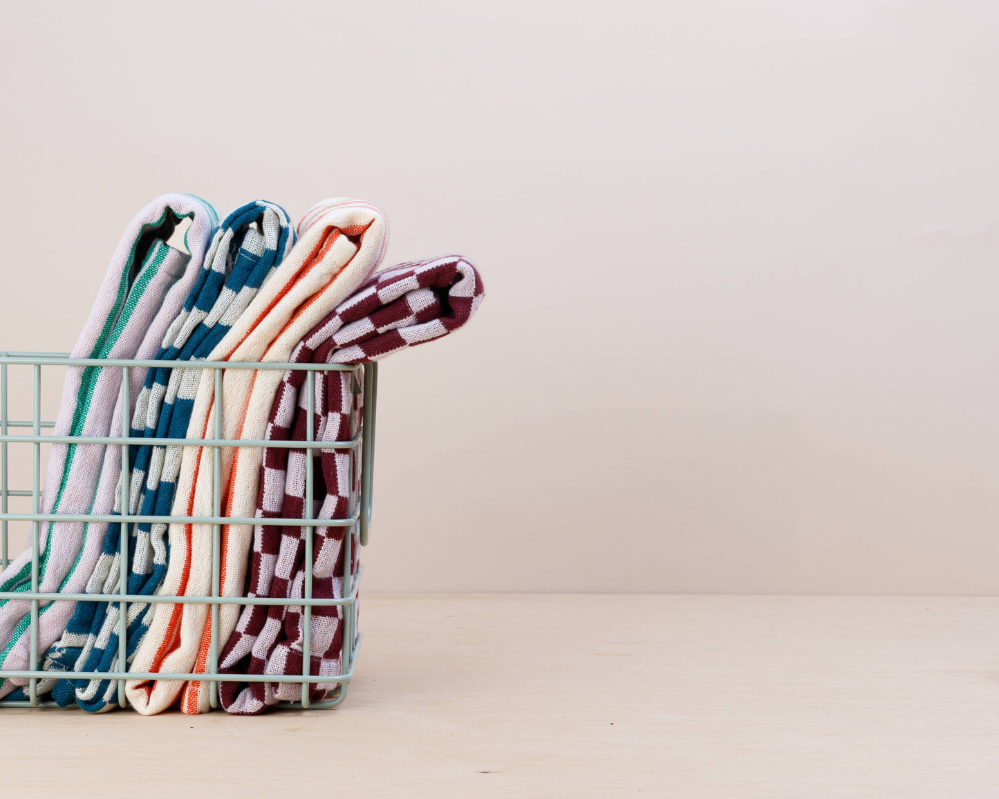 Cotton Hand Towel: Red Stripe