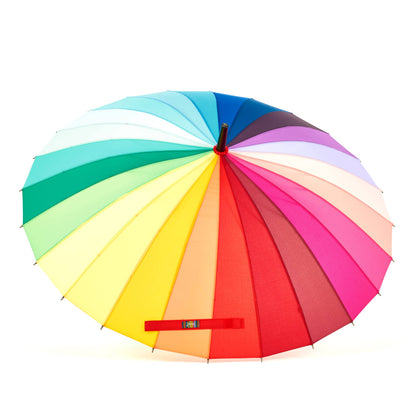 Everyday Rainbow Umbrella 105cm diameter: Multicolour