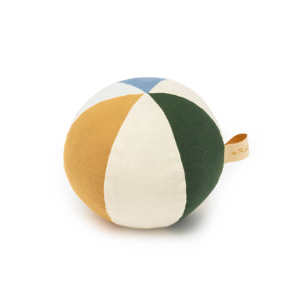 Baby fabric ball 10 cm mustard